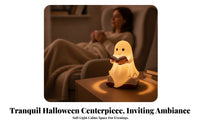 Decorative Halloween Tabletop Light | Smooth Painted Finish, molded Ornament with Light, for Desk