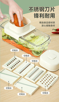 Multifunctional Vegetable Slicer and Grater for Kitchen Use