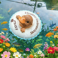 Floating Platypus Ornament Cartoon Floating Pond Decoration Lively