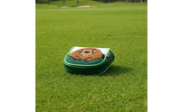 Embroidered Square Putter Headcover Cute Square Mallet Putter Headcover Stain-Resistant Golf Club Cover with Soft Inner Soft Inner Padding Eye-Catching for Golfers