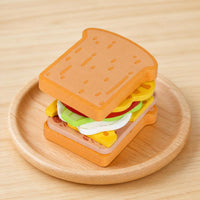 Wooden Sandwich Toy Stacking Pretend Sandwich Set Compact Educational for Young Children