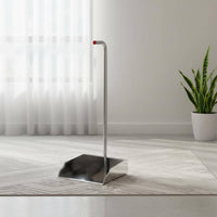 Stainless Steel Dustpan Detachable Handle Dustpan Heavy Duty Metal for Cleaners, Janitors