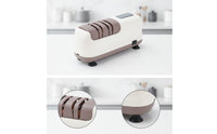 Automatic Electric Honing Device Safe Honing Device with Three Slots Fast Professional for Kitchen