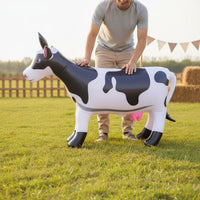 4 Pieces Inflatable Cow Quick Inflation Inflatable Dairy Cow for Farm Event