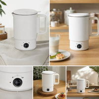 Foldable Electric Kettle Travel-Friendly Electric Kettle with Detachable Base Compact Portable Water Boiler for Business Trips, Hotel Rooms, Dorm Room