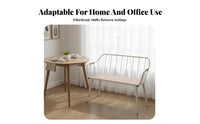 Modern Design Wood and Metal Dining Chair Minimalist design Household Furniture Multi-Purpose Desk Seat Ergonomic Backrest for Homeowners, Restaurant Owners, Students, Home Office, Kitchen, Study Room, Bistro