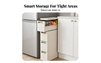Narrow Gap Cabinet Space-Saving Household Storage Easy Assembly for Dorm Room