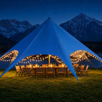 Waterproof Star Shade Tent Large Peaked Canopy Tent Heavy Duty Canopy with Carry Case Spacious for Event Planners