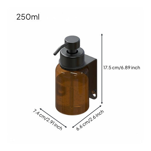 Wall Mounted Soap Dispenser Refillable Manual Pump Dispenser Waterproof