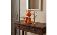 Deer Key Dish Luxury Look Deer Tray Organizer Desktop Decoration Jewelry Holder Dish for Living Room