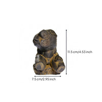 Abstract Male Torso Figurine Iron Powder Resin Seated Torso Sculpture for Shelf