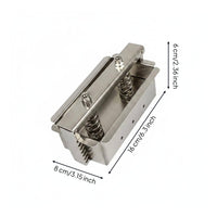 Stainless Steel Meat Forming Effortless Press to Clean Beef Press Maker Adjustable Height Kitchen Utensil for Home Cooks