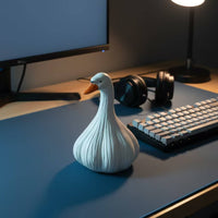 Duck Figurine Feather Textures Room Decor Smooth Finish
