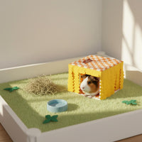 Ventilated Guinea Pig Shelter Breathable Summer Pet Cube Soft Sleeping Pad