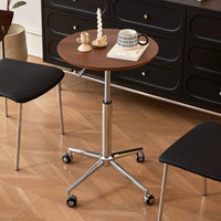 Adjustable Height Rolling Table with Wheels Rolling Laptop Stand