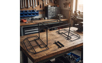 Motorcycle Rear Cargo Rack Black Motorcycle Rear Luggage Rack Telescopic for Commuters
