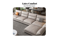 Angled Design D Modular Sofa Minimalist Design Angled Design D Modular Seating Scratch-Resistant Living Room Furniture for Pet Owners, Families
