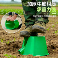 Agricultural Thickened Rubber Manure Scoop with Long Handle