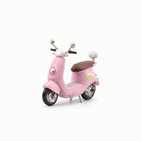 Retro Miniature Scooter Compact Scooter Model Rounded Accessory Crisp for Collectors, Shelf Display