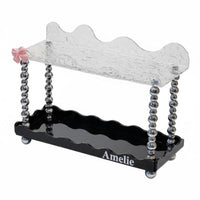 Rotating Makeup rotating organizer Elegant Design Cosmetic Holder Easy Assembly for Office
