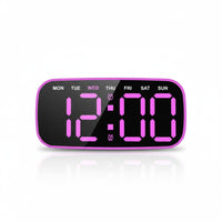 Wood Grain Desk Timepiece House Decoration for Bedroom, Living Room