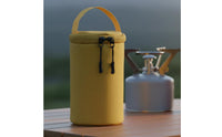 Gas Canister Storage Bag Cylindrical Propellant Canister Bag Zippered Carry Case for Campers, Backpackers, Outdoor Cooking, Travel