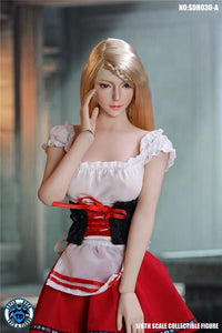 1/6兵人SDH030 女头雕- A B C D四款美女头雕