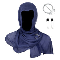 Lightweight Wrap Scarf Delicate and Fine Gauze Shawl Skin-Friendly Gauze Scarf for Headwear