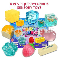8-Piece Boxed Maltose Stress-Relief Toy Set