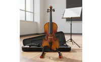 Handmade Craftsmanship Natural Finish Violin Good Sound Quality Solid Wood Violin Hand Carved Quiet Practice for Beginners