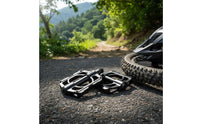 2 Pieces Universal Fit Aluminum Alloy Bike Pedals Anti-Slip Flat Platform Pedals