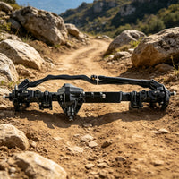Front Axle Easy to Install RC Crawler Axle Realistic Mechanical Look Hobby Vehicle Part for Rock Crawling