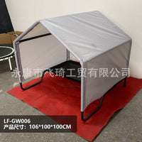 户外带窗宠物窝遮阳棚防水棚狗狗帐篷狗遮阳棚 狗狗带窗行军床