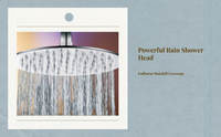 High-pressure stainless steel shower head