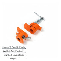 Sturdy Construction Wood Gluing Pipe Clamp Heavy-Duty Pipe Clamp Fixture Non-Slip Grip Panel Clamping Tool High-Pressure Coil for Woodworkers, Carpenters, DIY Enthusiasts, Workshop, Garage