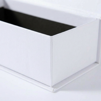 Flip Lid Gift Box, Book Style Luxury Packaging for Valentines Day, Ramadan for Her, White Customizable for Retailers