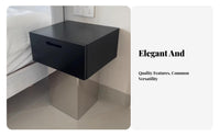 C-Shaped End Table Minimalist Design Nightstand Multi-Functional for Living Room