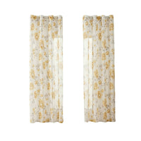 Grommet Top Translucent Curtain Privacy Protection Home Accent Soft Textile