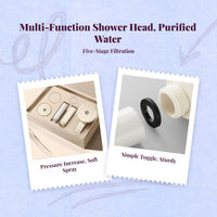 High-pressure handheld shower head