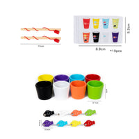 Fine Movement Skills Development Color Sorting Fishing Game Hand-Eye Coordination 2-in-1 Sorting and Fishing Game Sensory Training