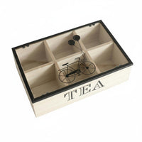 Tea Storage Box Woodwork Finish Wooden Tea Box Decorative Home Decor for Living Room