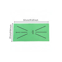 Instant Feedback Golf Practice Mat with Alignment Lines Portable Golf Swing Training Mat Long-Lasting Swing Training Aid Versatile for Golfers