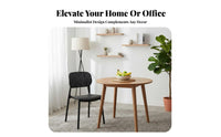 Molded Plastic Side Chair Easy to Clean Indoor Seating Stackable Lightweight for Restaurant Owners, Study Room, Kitchen, Balcony
