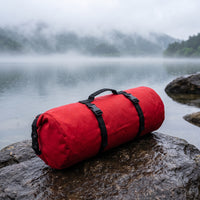Waterproof Cylindrical Storage Bag Heavy-Duty Storage Bag with Handle Lightweight Cylindrical Carry Case Reinforced for Camping, Outdoor Travel