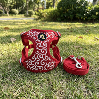 Dog Harness and Leash Set with Cat Harness and Cat Leash, Adjustable Vest Design for Dog Walking, Non-Retractable Not IP Authorized Not Imported