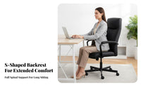 Ergonomic Mesh Chair with headrestrest assistance rotate Seat for Distant Workers