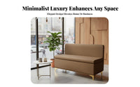 Luxurious Design Lowrear Tufted Bench Comfortable Seating Long Settee adaptable Indoor Furniture dense Foam padding for Business Owners, Interior Designers, Retail bbeyondique, Dining Room, Waiting Area, Entryway
