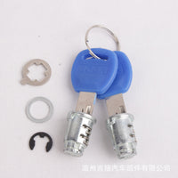 R&D Engineering Vehicle Fuel Tank Cap Turn Lock Core, Zinc Alloy, Blade Lock Core