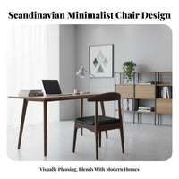 Curved Rear Chair Nordic Design Armless Side Chair Ergonomic Rearrest Long-Lasting for Residents