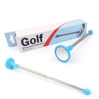 Chip Direction Indicator Alignment Rod Telescopic Golf Club Attachment Face Aimer for Beginners